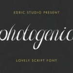 Photogenics Font Poster 2