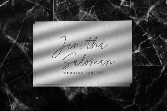 Photomark Signature Font Poster 5