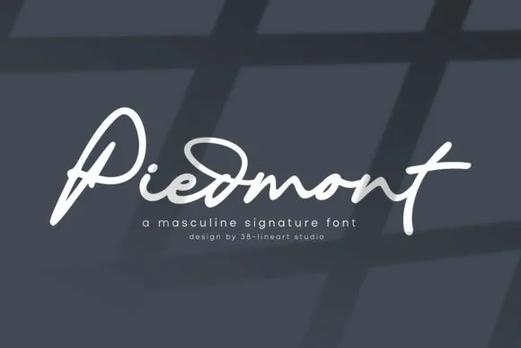 Piedmont Font Piedmont Font Poster 1