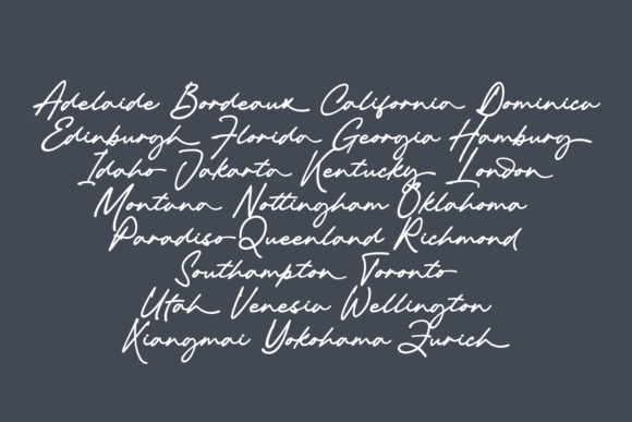 Piedmont Font Poster 11