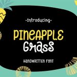 Pineapple Grass Font Poster 1