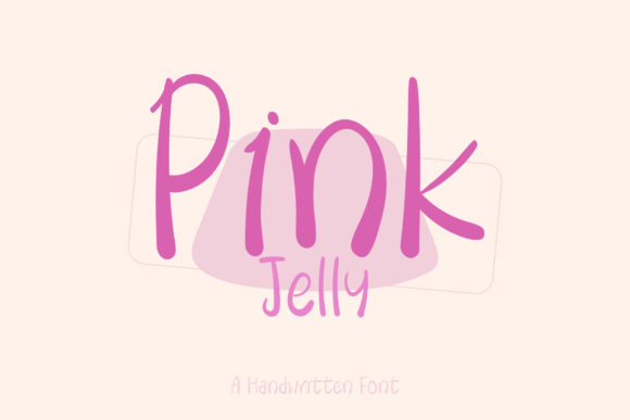 Pink Jelly Font Poster 1