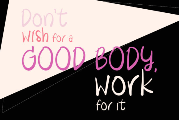 Pink Jelly Font Poster 2