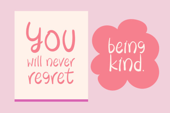 Pink Jelly Font Poster 4
