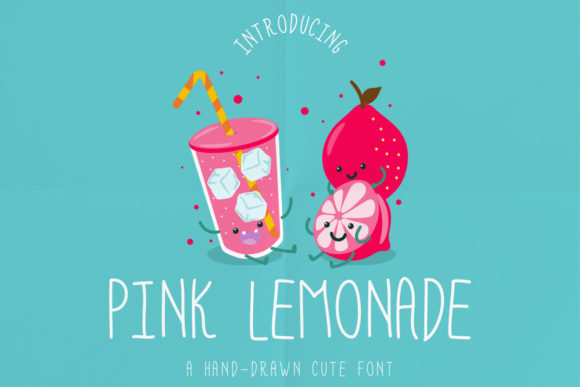 Pink Lemonade Font Poster 1