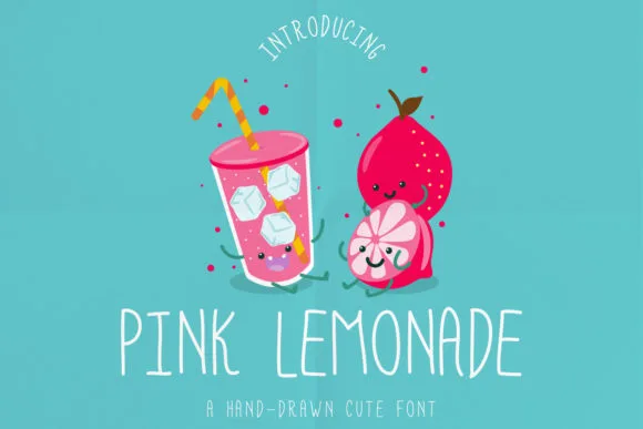 Pink Lemonade Font Pink Lemonade Font Poster 1