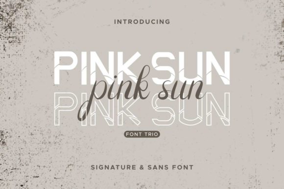 Pink Sun Font