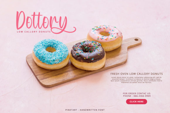 Pinktart Font Poster 3