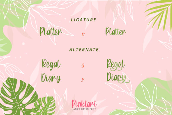 Pinktart Font Poster 7