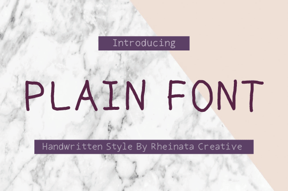 Plain Font