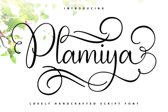 Plamiya Font Poster 1