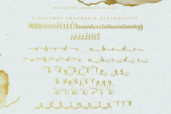 Plankton Font Poster 6