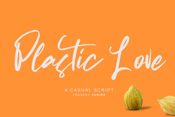 Plastic Love Font Poster 1