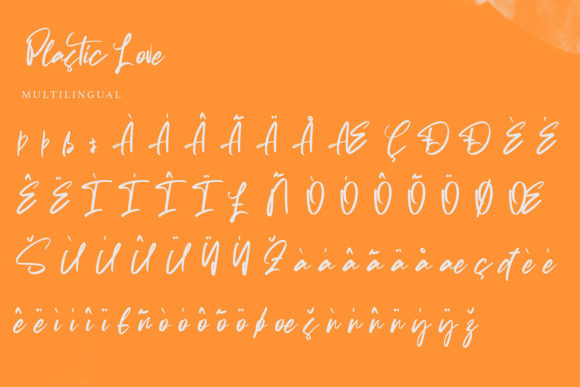 Plastic Love Font Poster 6
