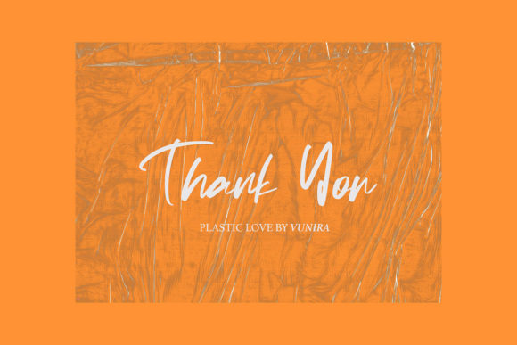 Plastic Love Font Poster 7