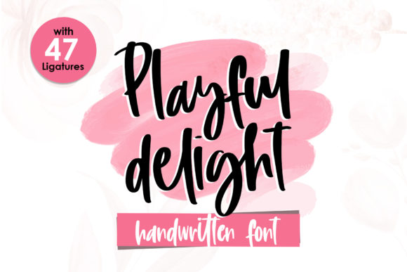 Playful Delight Font Poster 1