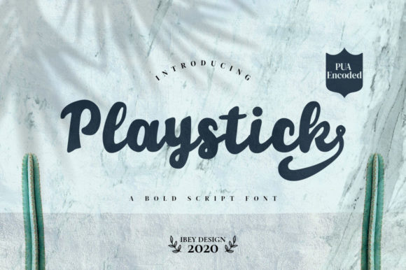 Playstick Font Poster 1