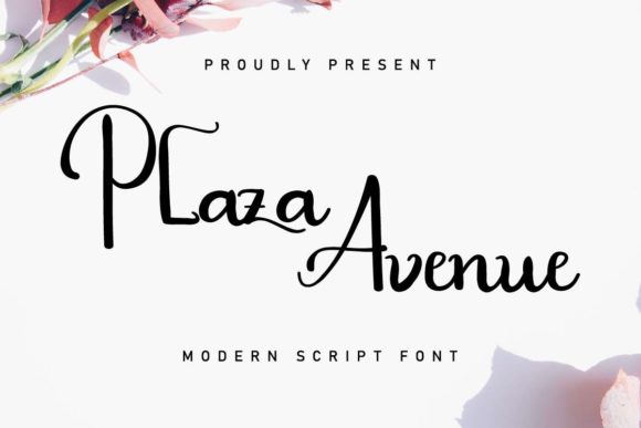 Plaza Avenue Font Poster 1