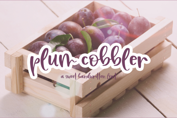 Plum Cobbler Font Poster 1