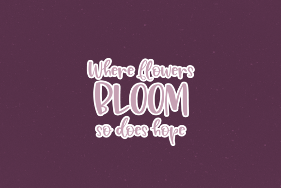 Plum Cobbler Font Poster 4