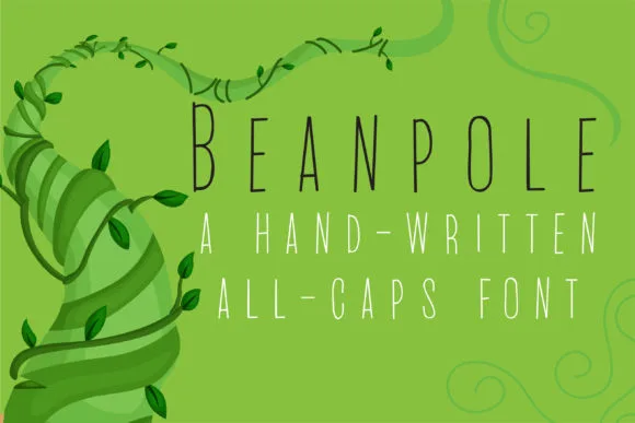 PN Beanpole Font PN Beanpole Font Poster 1