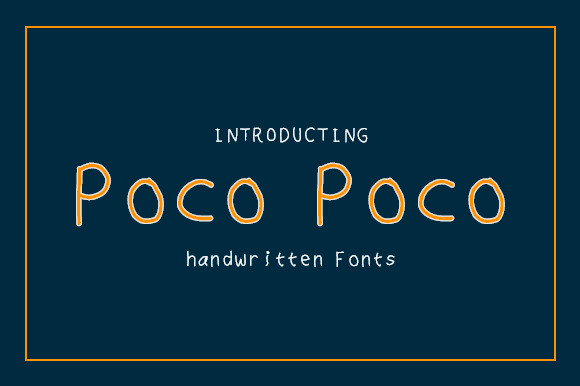 Poco Poco Font Poster 1