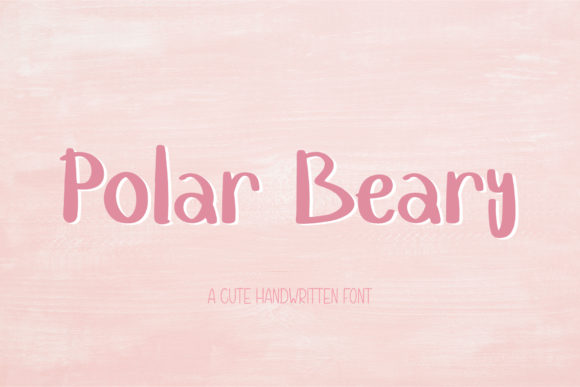 Polar Beary Font Poster 1