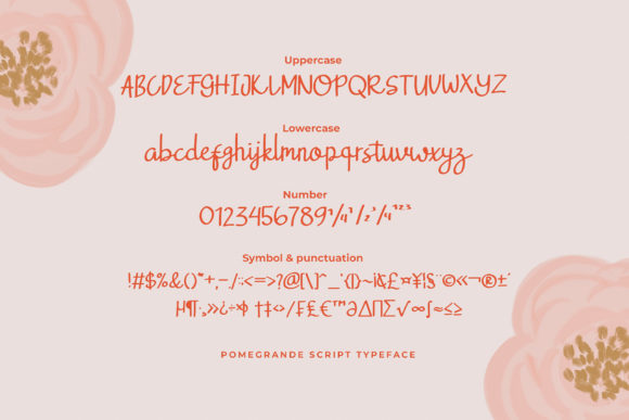 Pomegrande Font Poster 3