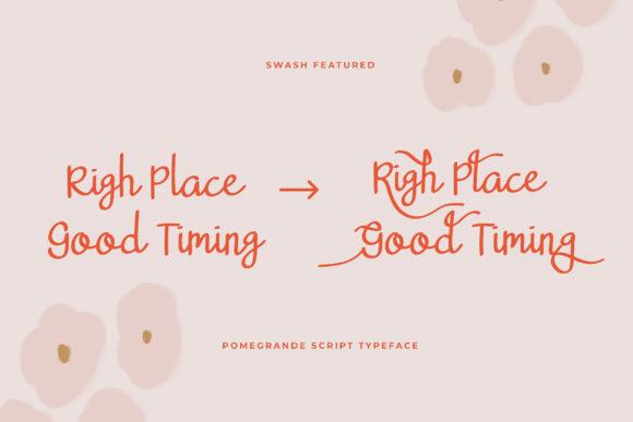Pomegrande Font Poster 4
