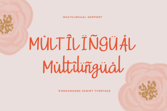 Pomegrande Font Poster 6