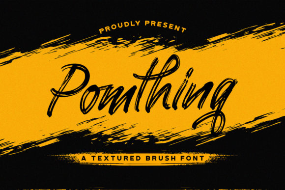 Pomthinq Font Poster 1