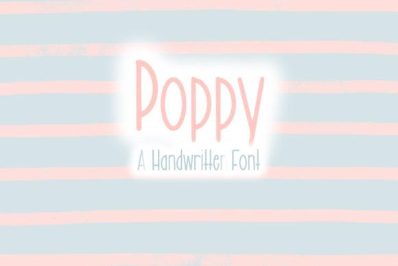 Poppy Font Poster 1