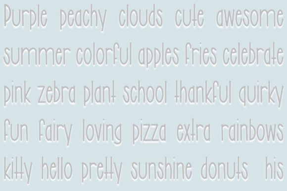 Poppy Font Poster 3