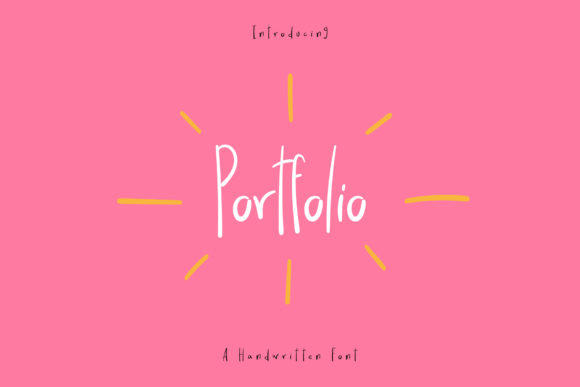 Portfolio Font