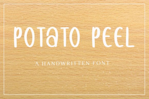 Potato Peel Font Poster 1