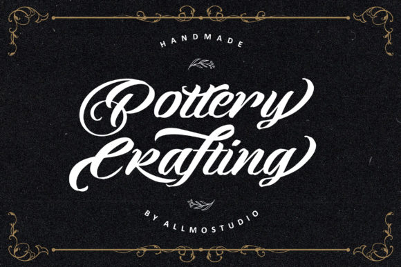 Pottery Crafting Font