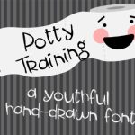 Potty Training Font Poster 1