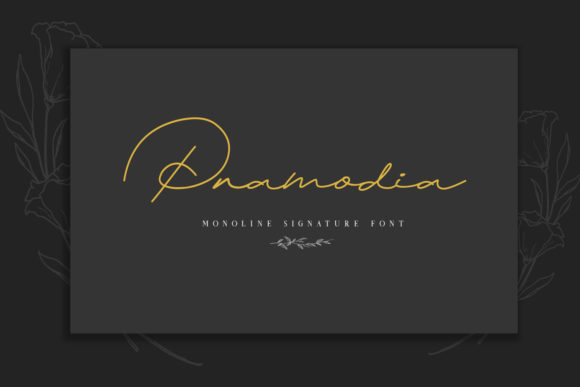 Pramodia Font Poster 1