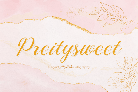 Preitysweet Font Poster 1