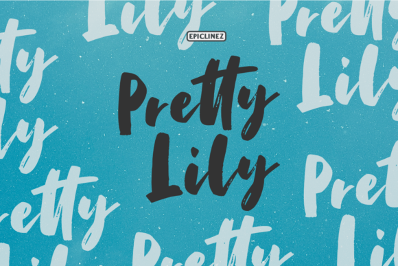 Pretty Lily Font Poster 1