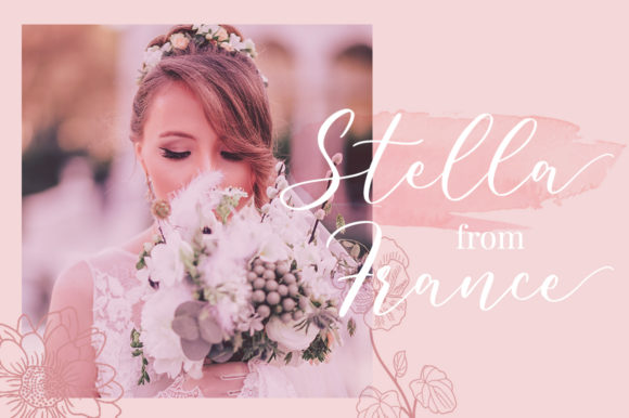Pretty Shine Font Poster 8