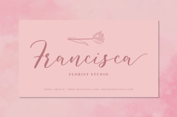 Pretty Shine Font Poster 9