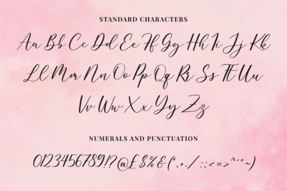 Pretty Shine Font Poster 10