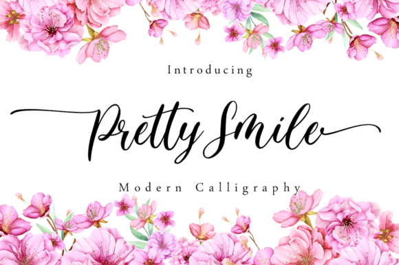 Pretty Smile Font Poster 1