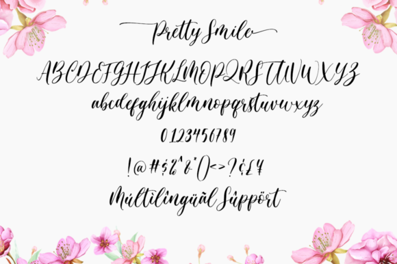 Pretty Smile Font Poster 9