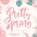 Pretty Spring Font Poster 1