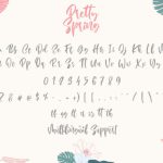 Pretty Spring Font Poster 10