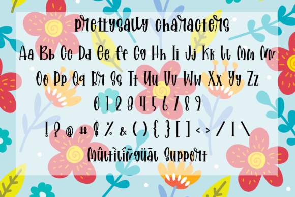 Prettysally Font Poster 6