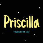 Priscilla Font Poster 1