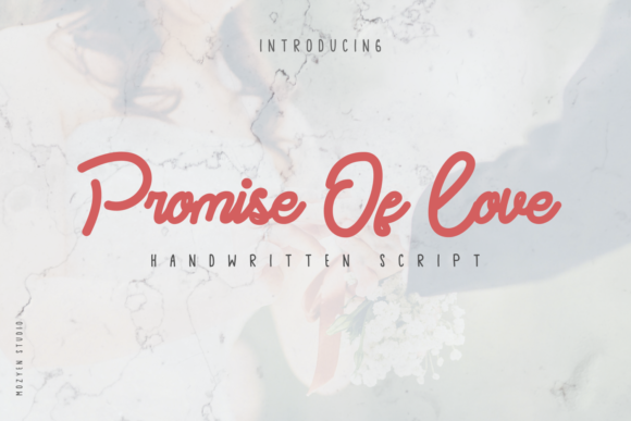 Promise of Love Font Poster 1
